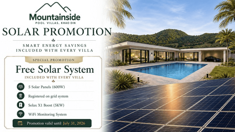 mountainside-solar-package Mountainside Pool Villas, Khao Din